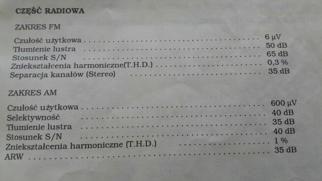 Radio z dwoma oddzielnym głośnikami Samsung
