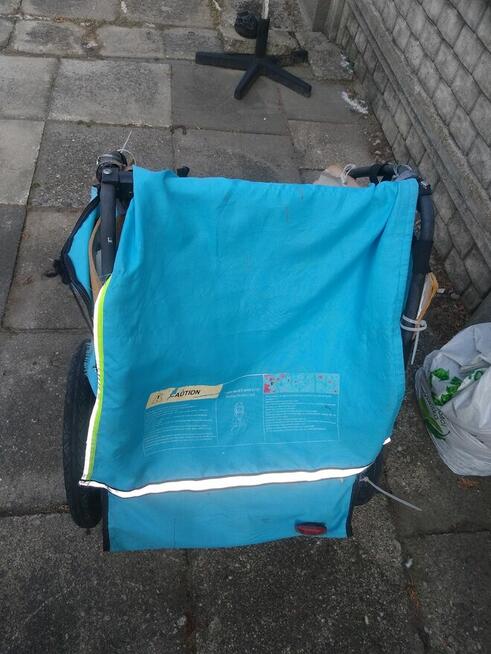 Przyczepka do roweru, wózek dziecinny, 50 zł.