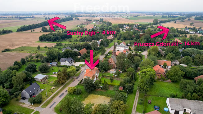 Osice – mieszkanie 61 m² + strych i ogród