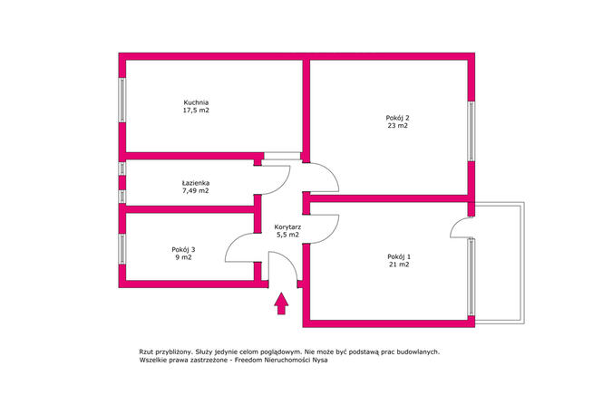 Przestronne mieszkanie obok parku w centrum