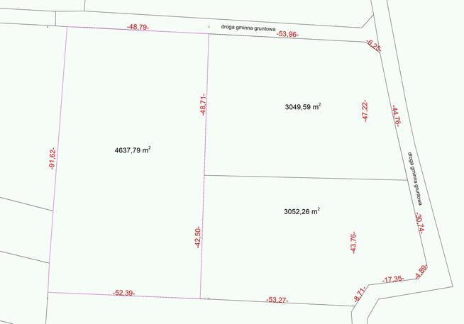 Działka siedliskowa Radwanowice gm. Zabierzów