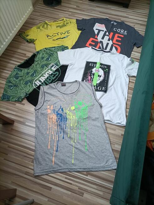 Sprzedam zestaw t-shirtów męskich
