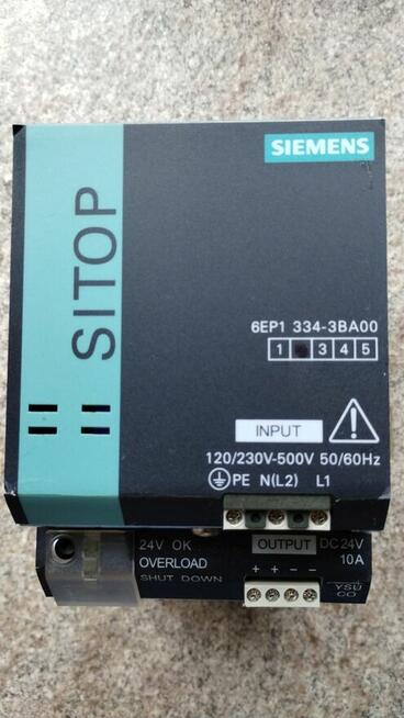 SIEMENS SITOP modular o numerze katalogowym 6EP1334-3BA00.
