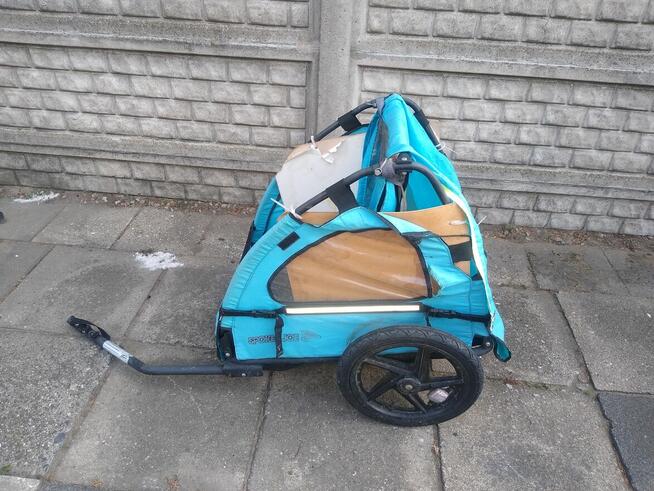 Przyczepka do roweru, wózek dziecinny, 50 zł.