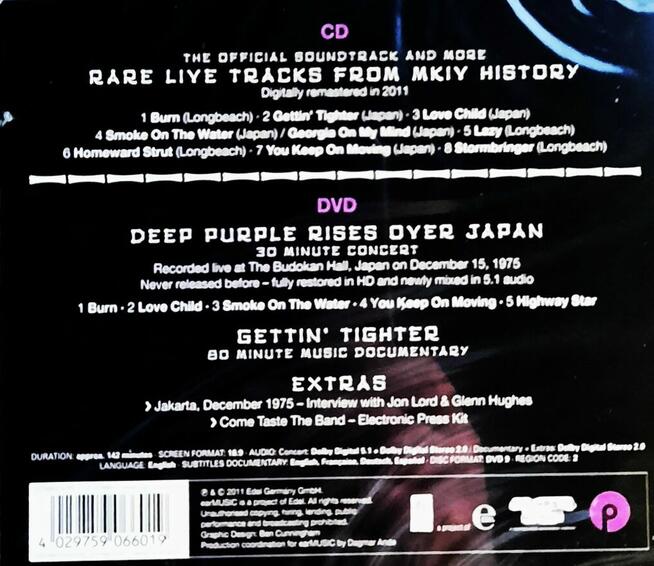 Wspaniały Album Koncert DVD Deep Purple Szwajcaria Live At