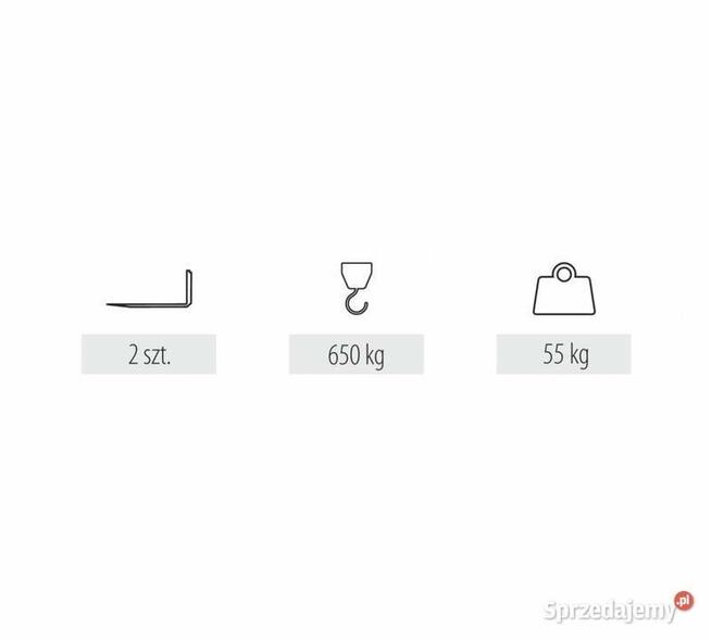 WIDŁY DO PALET 0,6 T