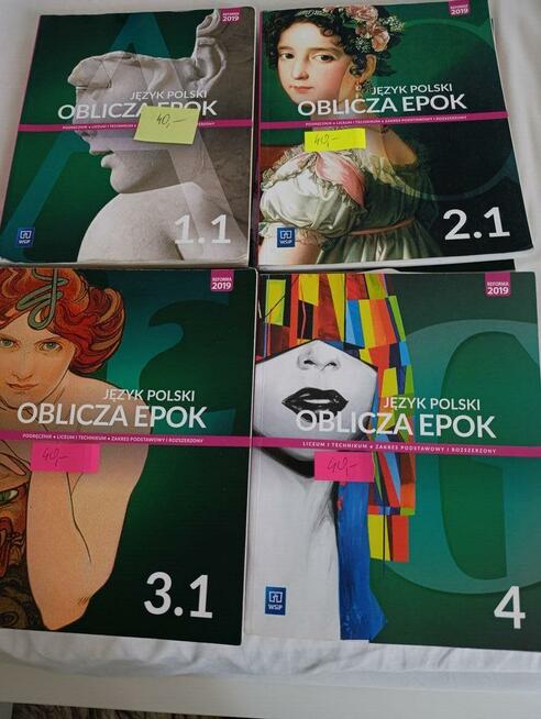 Podręczniki do liceum od I - IV