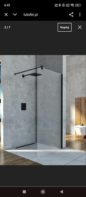 Kabina prysznicowa ( ścianka)