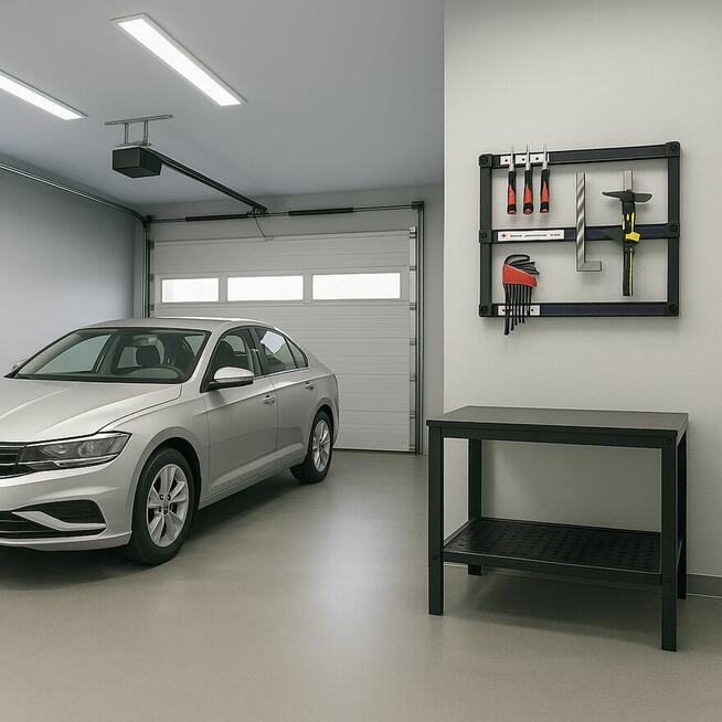 Stelaż magnetyczny na narzędzia magnes półka garaż