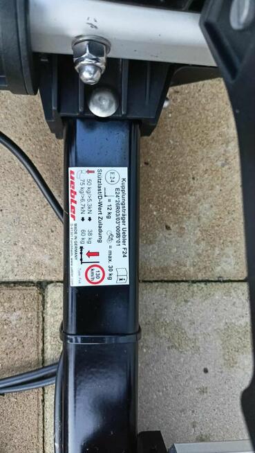 Bagażnik hak Uebler F24 składany 13pin 2 row st.BDB