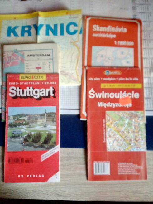 Plany miast, mapy różne