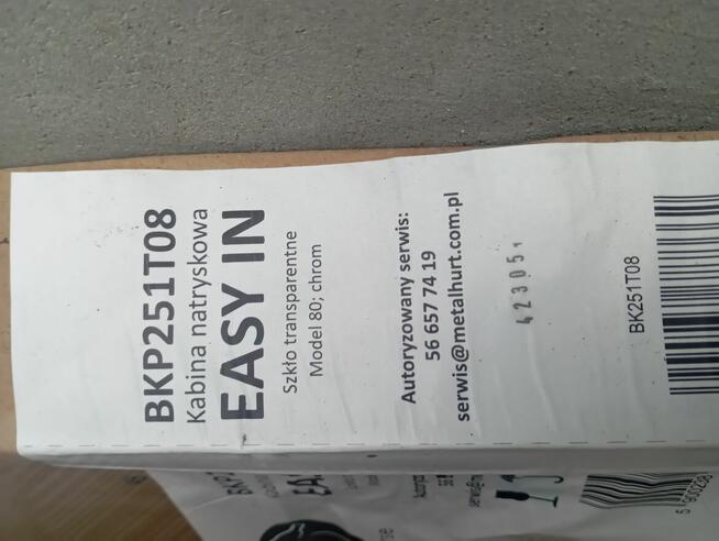 Kabina prysznicowa ( ścianka)