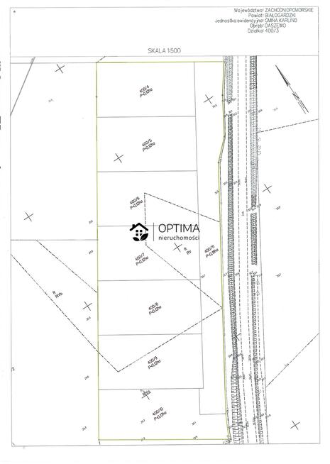 Działka Daszewo gm. Karlino