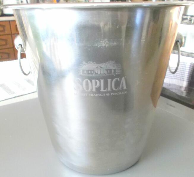SOPLICA Wiaderko Pojemnik do szampana wina lodu Cooler Inox