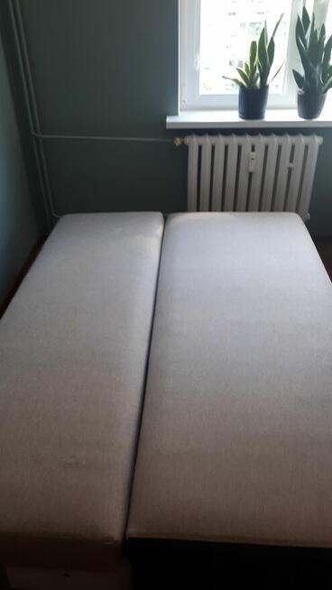 Kanapa rozkładana 140x200 używana + topmaterac wellpur