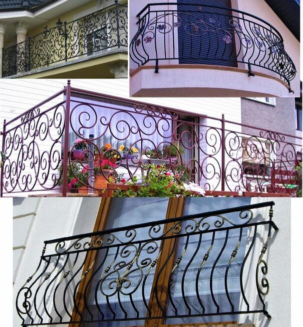 Balustrada balkonowa na wymiar porecz barierka tani balkon