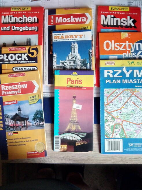 Plany miast, mapy różne