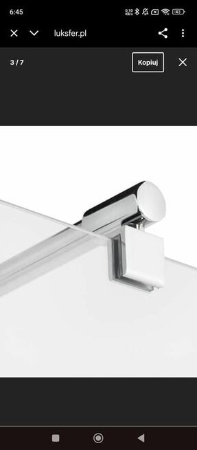 Kabina prysznicowa ( ścianka)