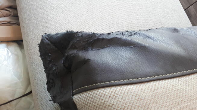 Kanapa rozkładana 140x200 używana + topmaterac wellpur