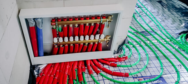 Pompa ciepła Daikin EDLA zasobnik CWU 200l. Montaż