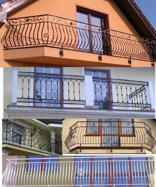 Balustrada balkonowa na wymiar porecz barierka tani balkon