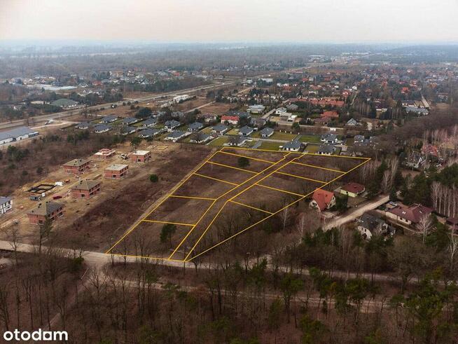 Pod inwestycję bliżniaków-plaża w lesie tuż obok!