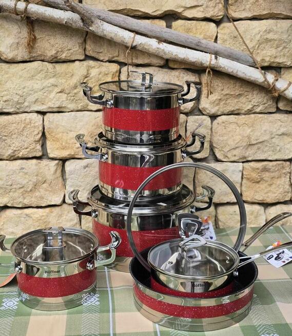 Zestaw garnków nierdzewnych