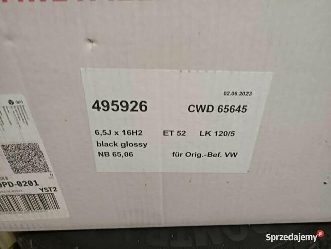 Felgi Borbert 16 5x120 VW T5