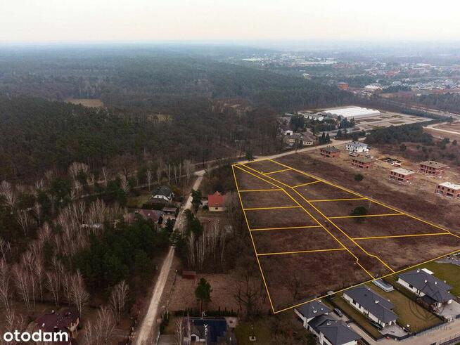 Pod inwestycję bliżniaków-plaża w lesie tuż obok!