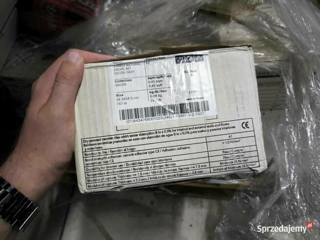 Promocja Piękne płytki WOW Color Decor Grey 18,5x18,5cm