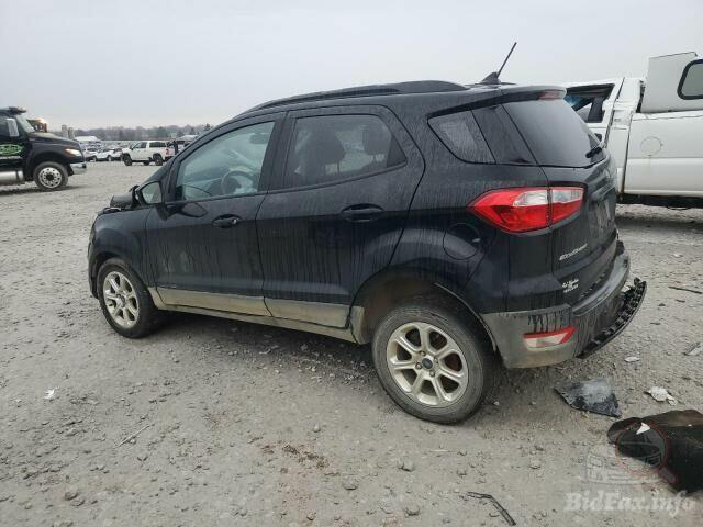 2019 Ford Ecosport Se 2019 Black 2.0L CENA pod dom