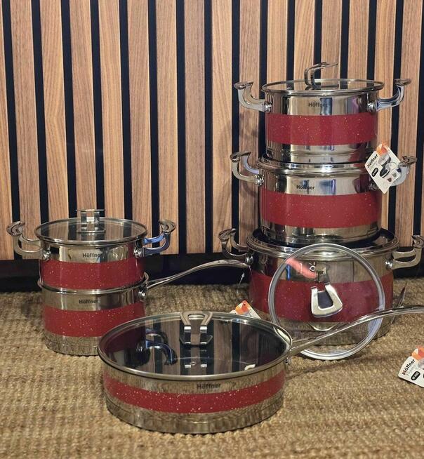 Zestaw garnków nierdzewnych