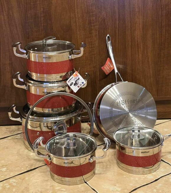 Zestaw garnków nierdzewnych