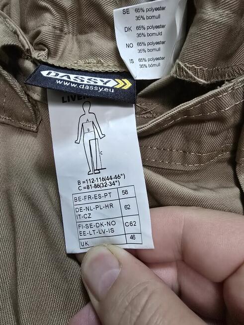 Spodnie robocze DASSY.