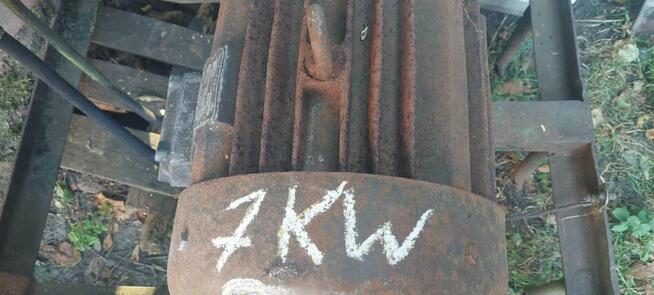 Silnik elektryczny 7kw na wózku na siłę mocny