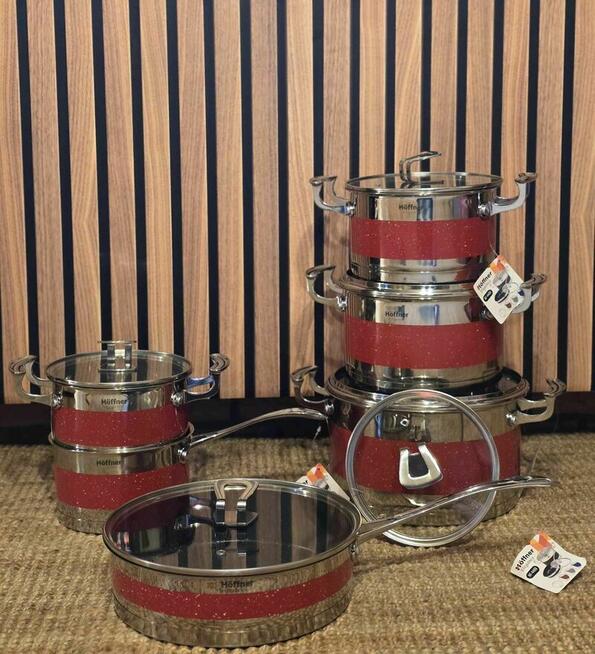 Zestaw garnków nierdzewnych