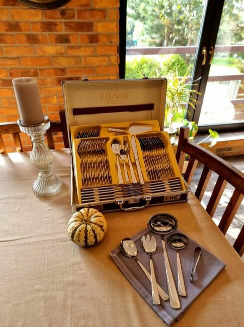 Walizka sztućce na 12 osób
