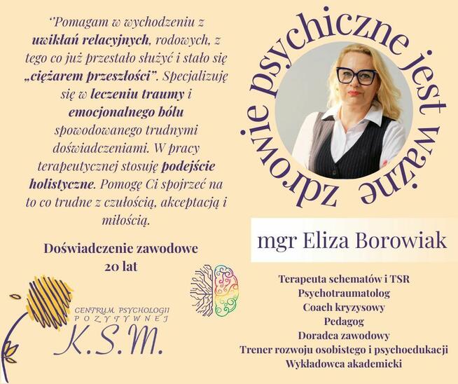 Psycholog Konsultacja psychologiczna Wsparcie psychologiczne