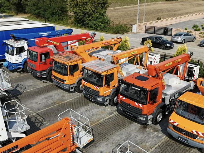 Mercedes Atego 718 E6 4x4 Zwyżka PALFINGER P210 BK Podnośnik Koszowy Wysokość Podnoszenia 21m 100% S