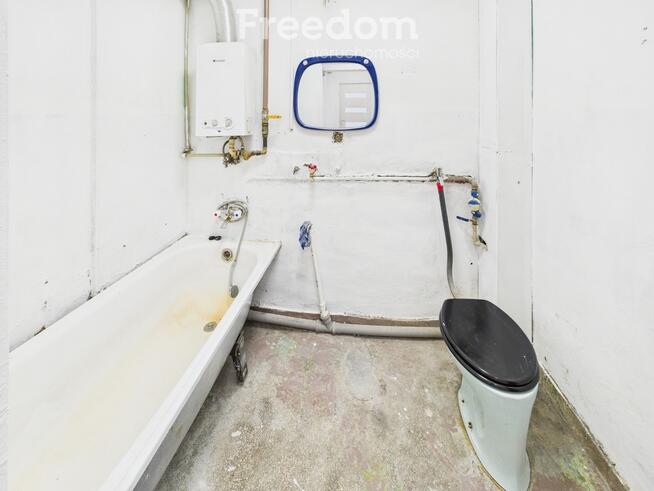 Dwupokojowe mieszkanie z balkonem, do remontu