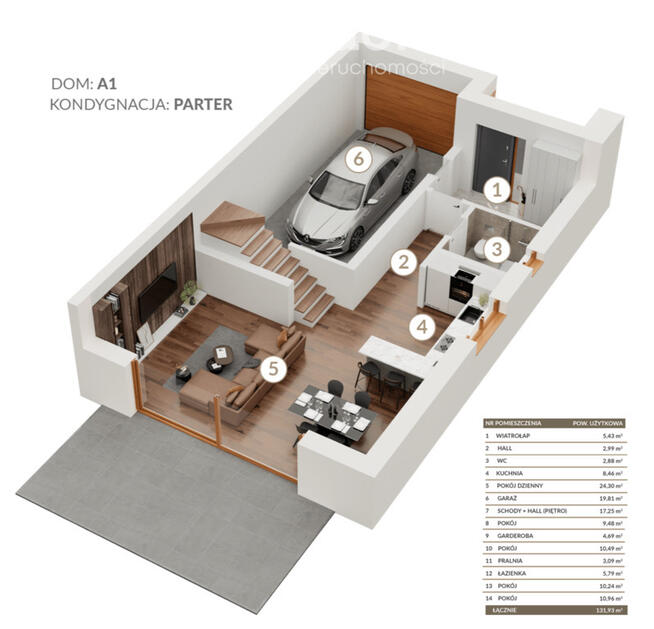 Kameralna zabudowa w zielonej okolicy