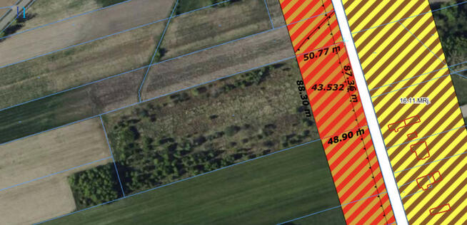 Działka inwestycyjna Nieborów, Wschodnia