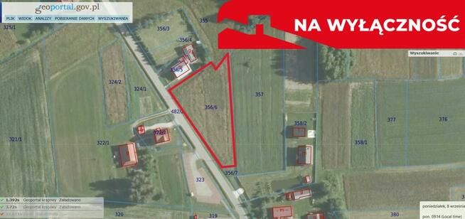 Działka budowlana na sprzedaż – Sutków