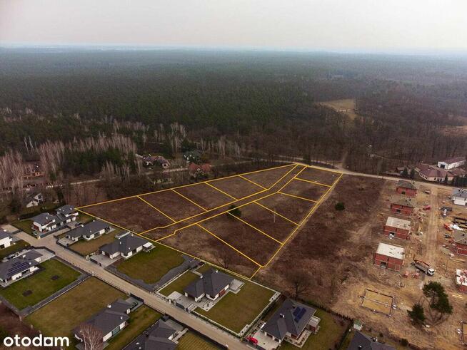 Pod inwestycję bliżniaków-plaża w lesie tuż obok!