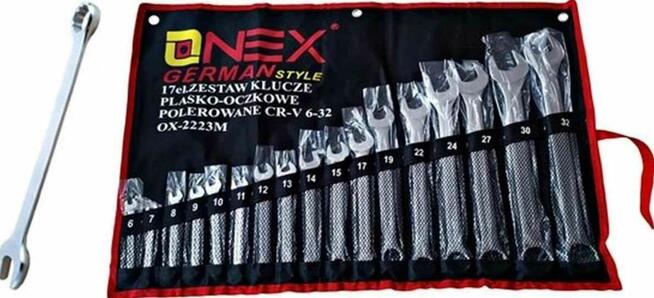 Klucze płasko oczkowe