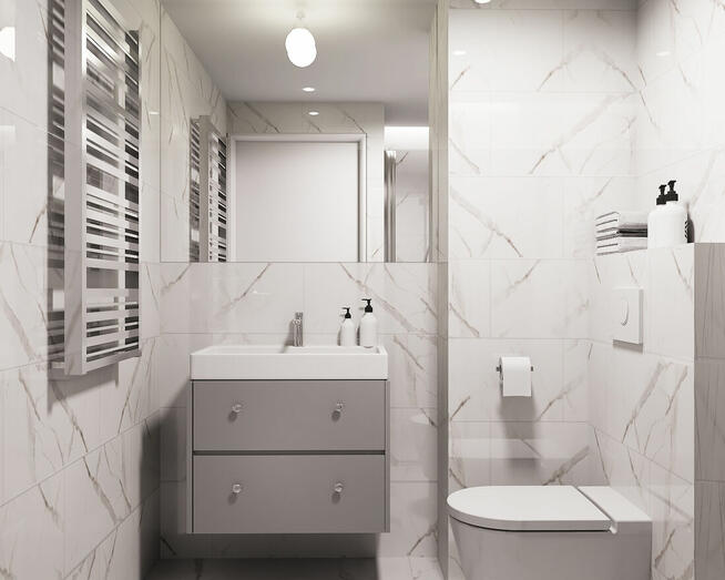 Nowoczesne 3-pokojowe mieszkanie z garażem i komórką lok.