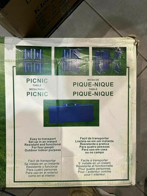 Stolik piknikowy przenośny
