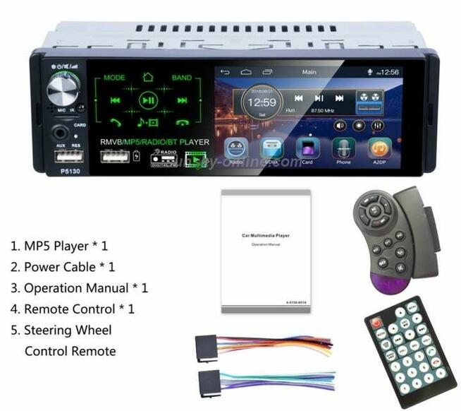 Radio samochodowe dotykowe