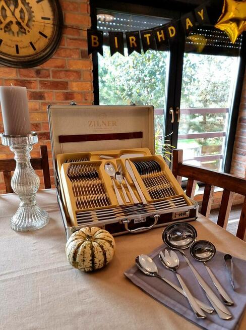 Walizka sztućce na 12 osób