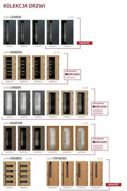 Drzwi stalowe zewnętrzne ERKADO